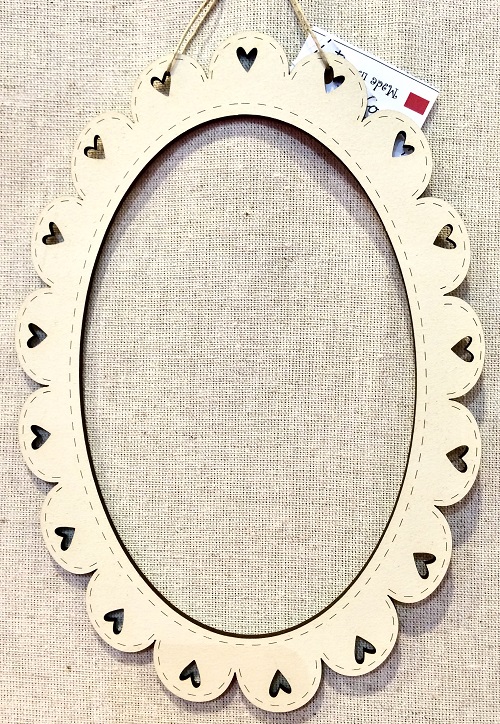 Oval frame - CACovale - cream