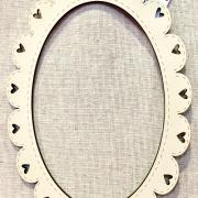Oval frame - CACovale - cream