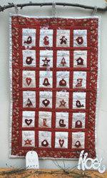 Advent calendar - quilt -  FNO5