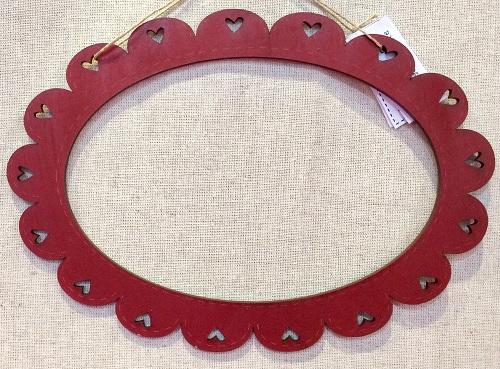 Oval frame - Red - CARovale