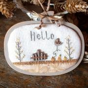 Crossstitch kit - pumpkin 