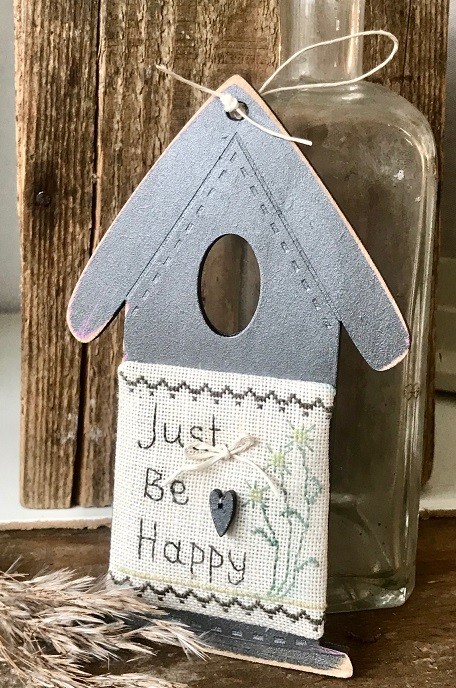 Cross stitch kit - Just be happy house  KMM1