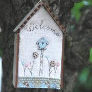 Embroidery kit - Birdhouse -KNM6W