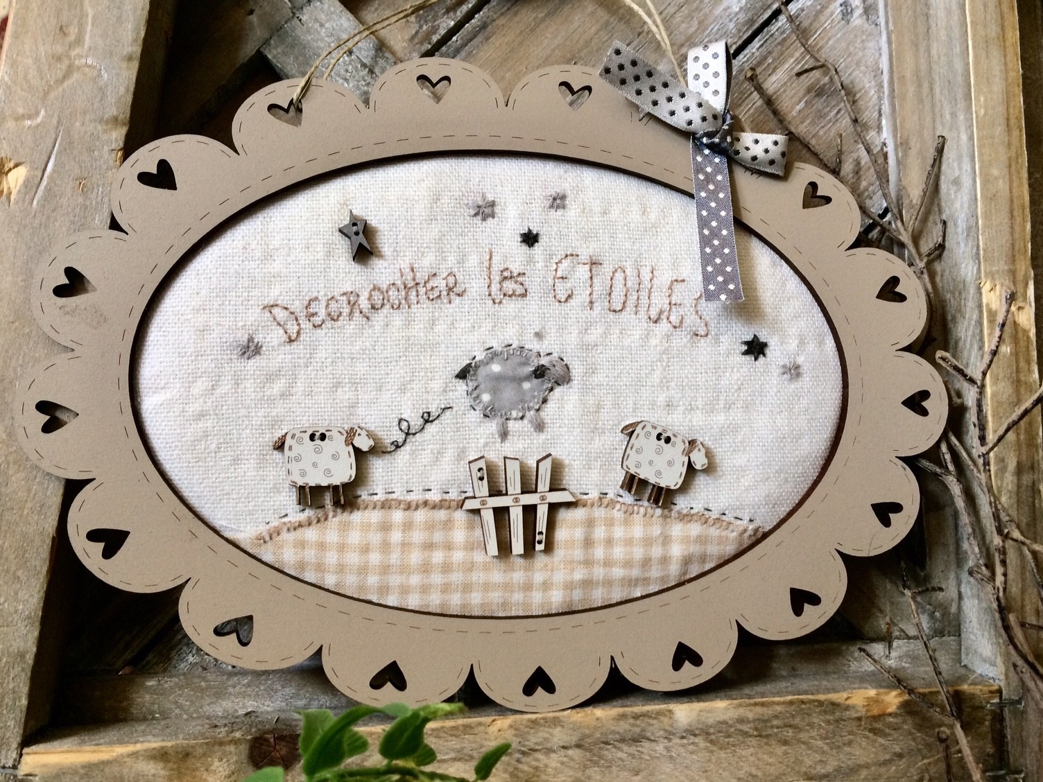  Kit patchwork Sheep frame  