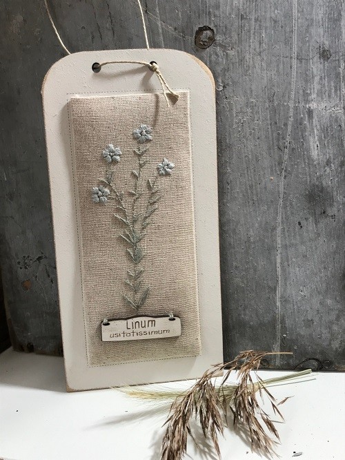 Kit of embroiery - Botanical - Linen - Ktb21-L