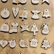 Mini advent calendar buttons - NO9