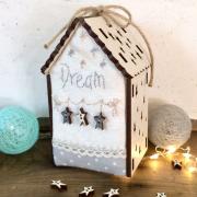 Kit Patchwork -Mini maison lumineuse 