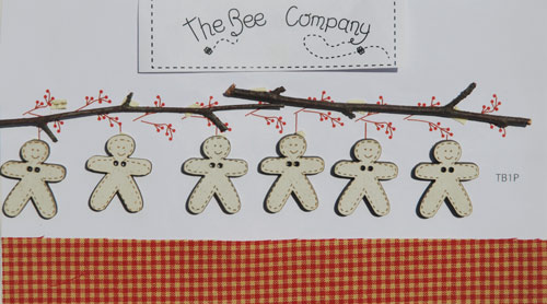 Buttons - Gingerbread Garland - TB1P-photo