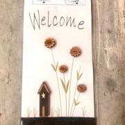 Pack of buttons Welcome flowers - Tb66C