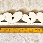 Large Heart hanger TBC7-GM creme - 25.5 cm (cream)