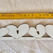  Heart hanger TBC7-MM creme - 17.5 cm (cream)