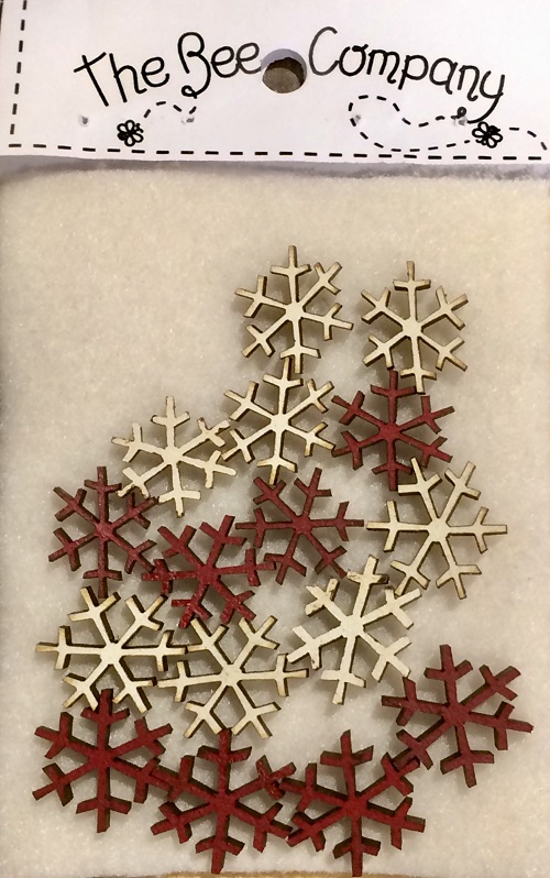 buttons snow flakes - TMflocon