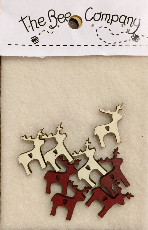 Mini buttons - reindeers - TMrennes